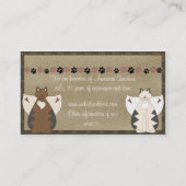 Business Cards :: Country Angel Cat (Back)