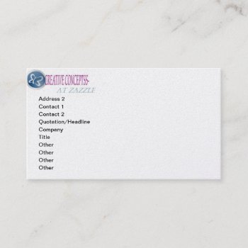 Business Cards Create Your Own Personal Or Busines by CREATIVEforBUSINESS at Zazzle
