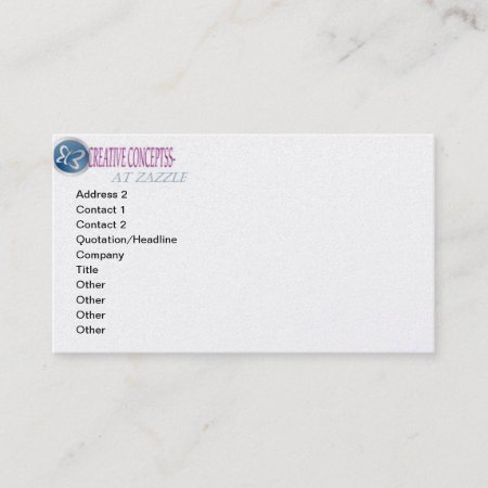Business Cards Create Your Own Personal Or Busines