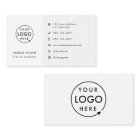 Business Cards | Custom Logo Icons Modern White