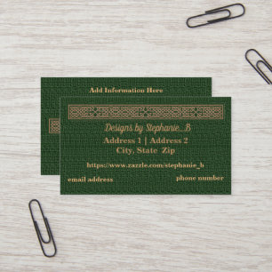 Business Cards - Customize - Celtic Knot
