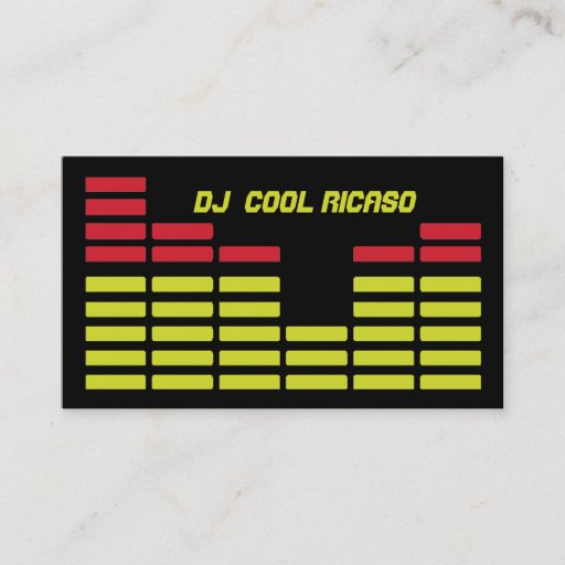 Customizable Business Cards DJ / Music