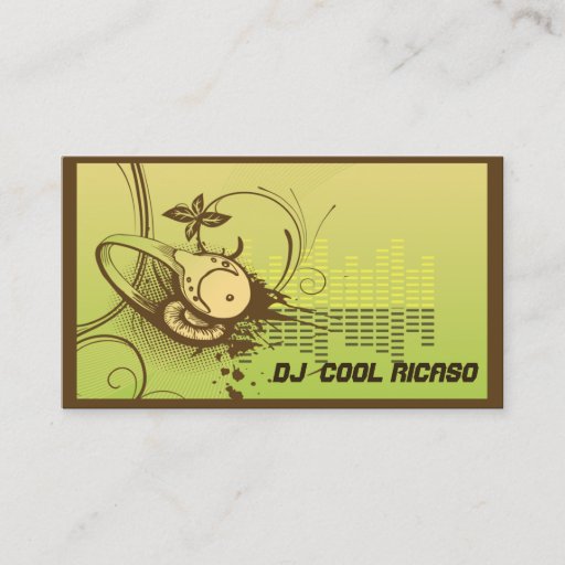 Customizable Business Cards DJ / Music