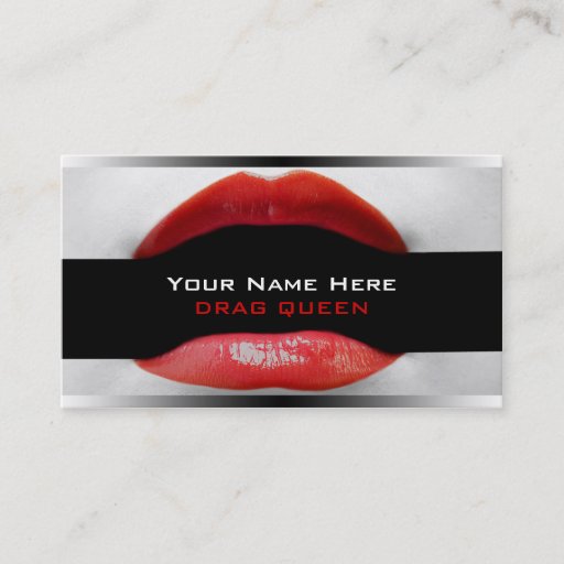 Customizable Business Cards Drag Queens Female Impersonators