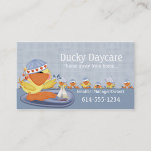 Business Cards :: Duck's Playing in Water
