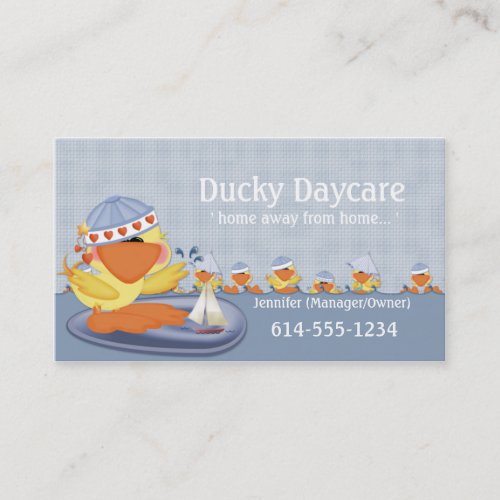 Business Cards :: Duck's Playing in Water