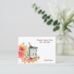 Business Cards, Exquisite Liquor Store Card