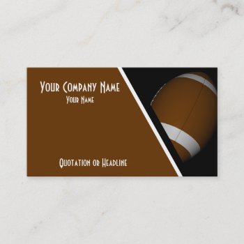 Business Cards Football / Rugby by Ricaso_Intros at Zazzle