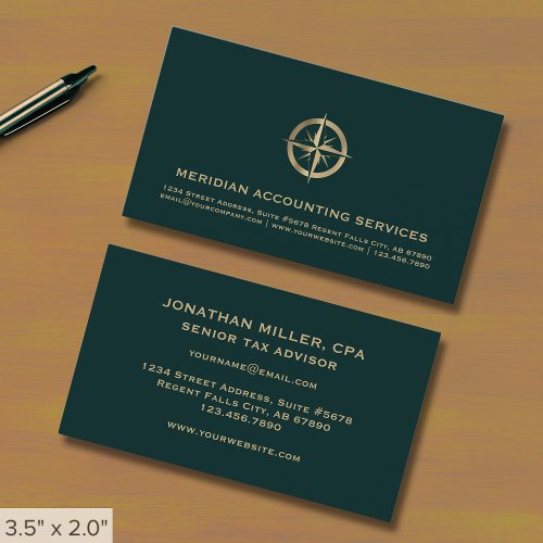 Business Cards for Accountants and Tax Preparers - Product | North Red Vine