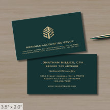 Business Cards for Accountants and Tax Preparers