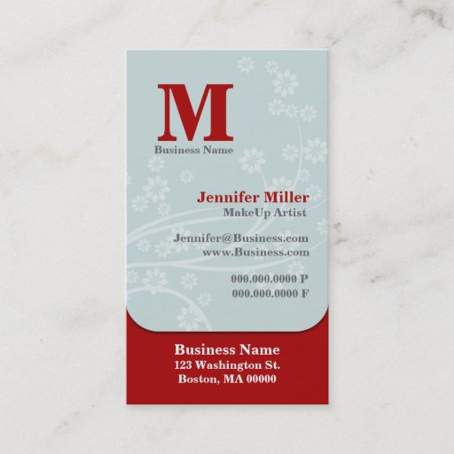 Customizable Business Cards For Beauty And Spa Salon