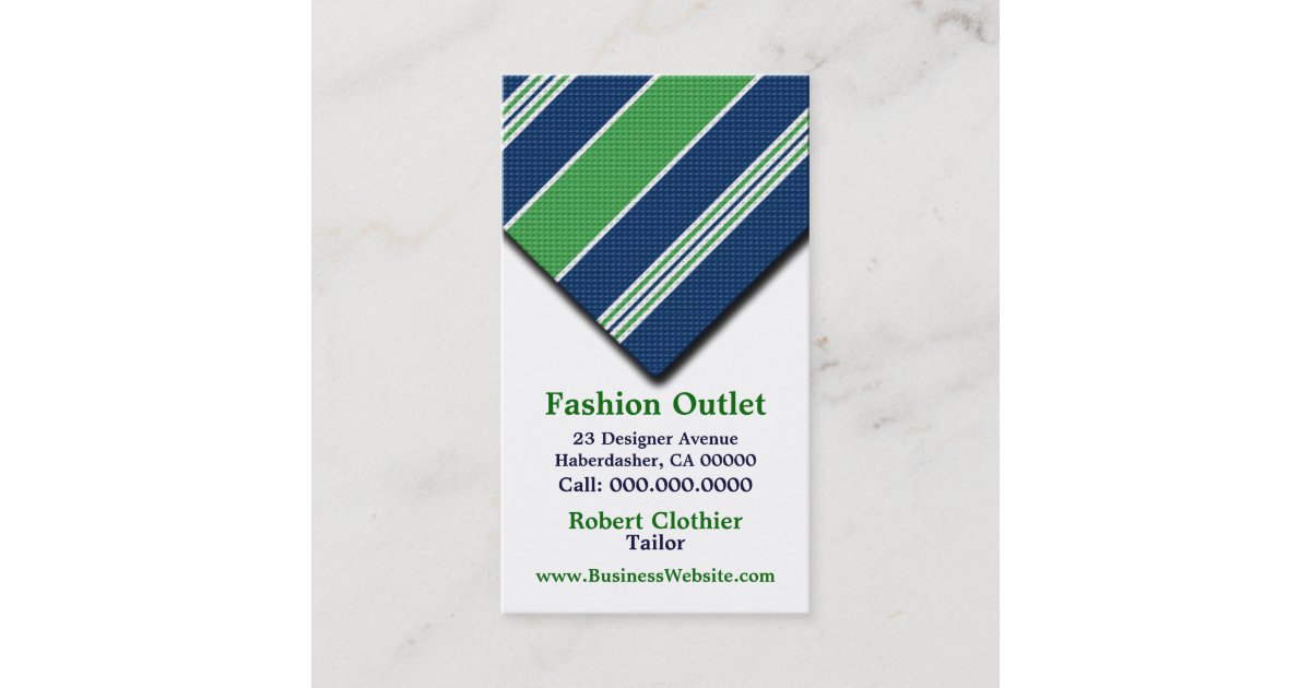 Business Cards For Clothier Mens Suits | Zazzle