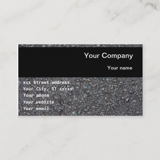 Customizable Business cards for construction industry