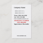 Business Cards For Electricians (Back)