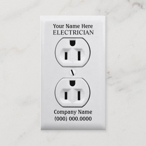 Business Cards For Electricians