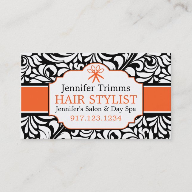 Business Cards For Estheticians | Hair School (Front)
