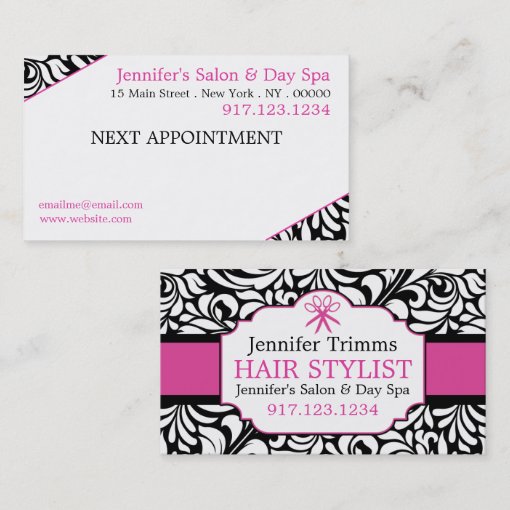 Business Cards For Hair Salon | Beauty School | Zazzle