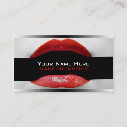 Business Cards For Make-Up Artists