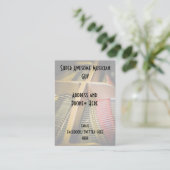 Business Cards for Musician (Standing Front)