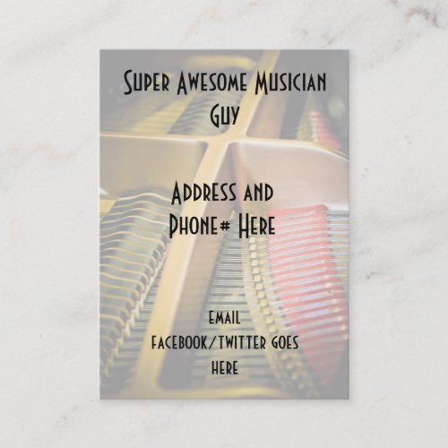 Business Cards for Musician