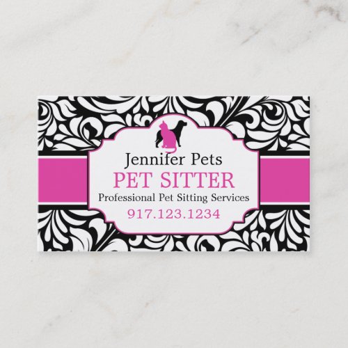 Business Cards For Pet Sitters  Dog Walkers