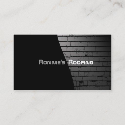 Customizable Business Cards for Roofers