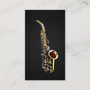 Business cards for saxophonists