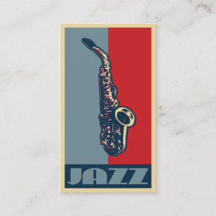 Business cards for saxophonists
