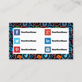 Business Cards for social media expert