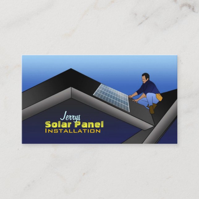 Business Cards for Solar Panels (Front)