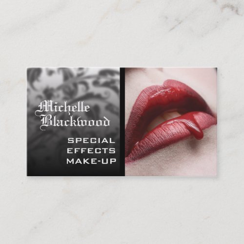 Business Cards For Special Effects Make-Up Artists
