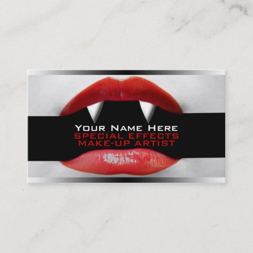 Business Cards For Special Effects Make_Up Artists