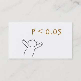 Business cards for statisticians