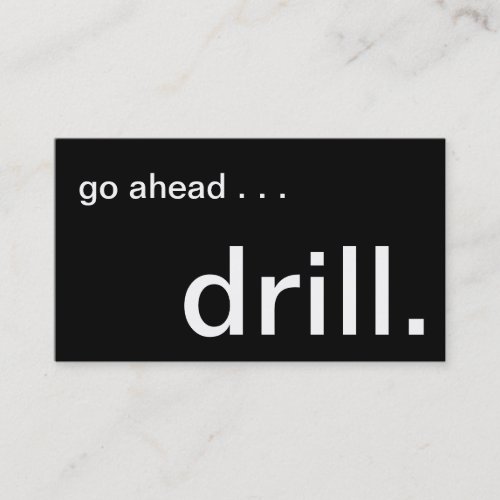 Business Cards for the Oil and Gas Industry