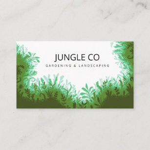 Business Cards For Tropical Landscaping