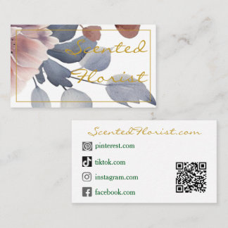 Business Cards - Golden Florist Design