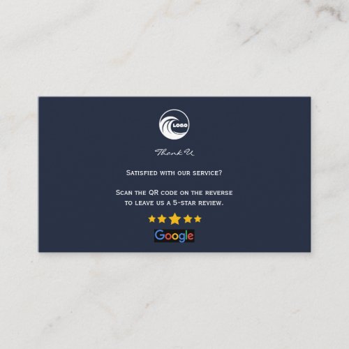 Business Cards Google Reviews QR Code Link