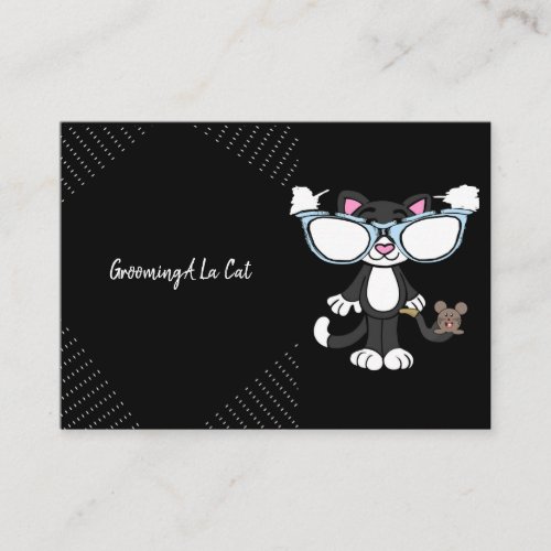 Business Cards Grooming Cat Paws Business Cards