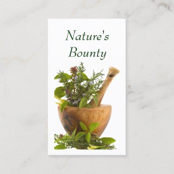 Business Cards--herbs Business Card by sorelladesigns at Zazzle