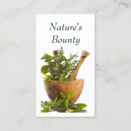 Business Cards--herbs Business Card