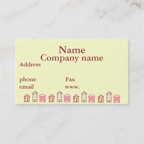 Business cards Homes template or Design Your Own