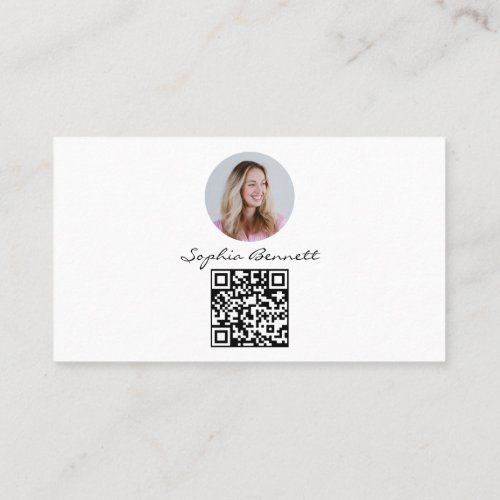 Business Cards Instagram Photo QR Followers