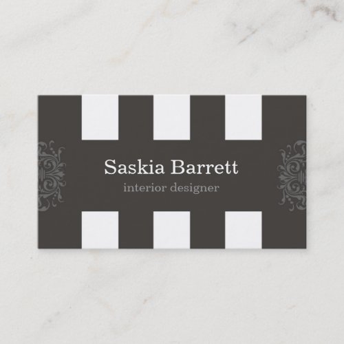 business cards > interior design [white]