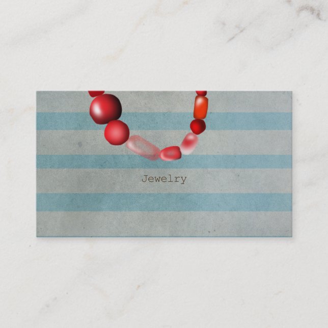 Business Cards Jewelry (Front)