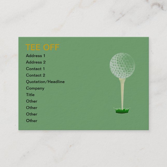 BUSINESS CARDS MAKE YOUR OWN LOGO CUSTOMIZE (Front)