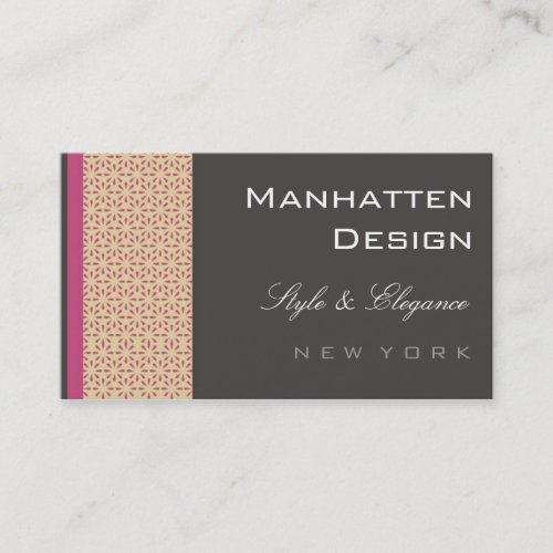 business cards > manhatten [pink musk]