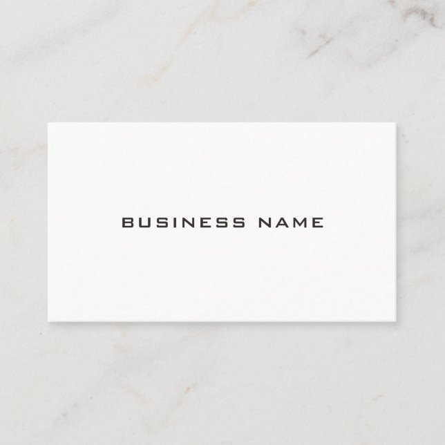 Business Cards Modern Elegant Professional (Front)