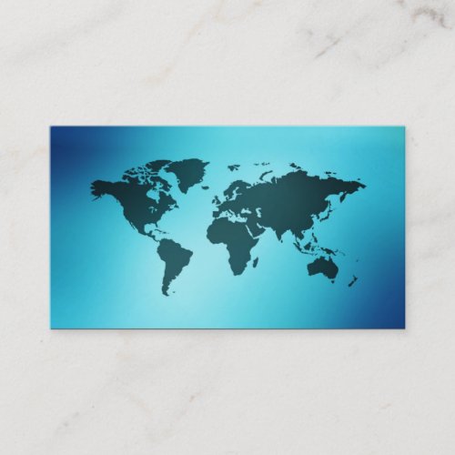 Business Cards Old Map Globe
