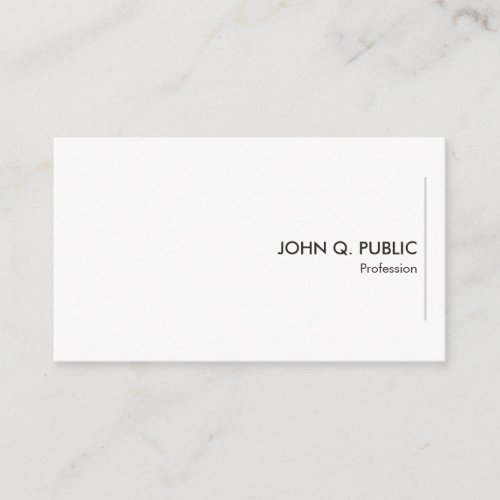 Business Cards Personalized Modern Elegant Simple