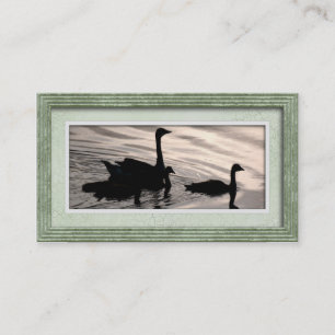 Business Cards - Picture Frame Style 01 (green)